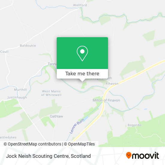 Jock Neish Scouting Centre map