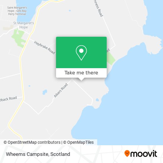 Wheems Campsite map