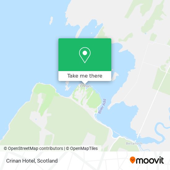 Crinan Hotel map