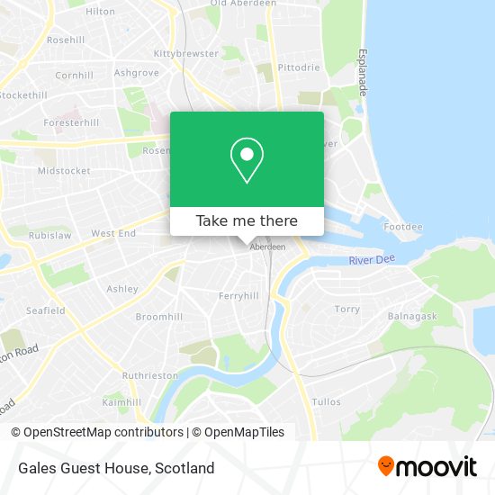 Gales Guest House map