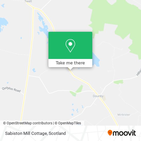 Sabiston Mill Cottage map