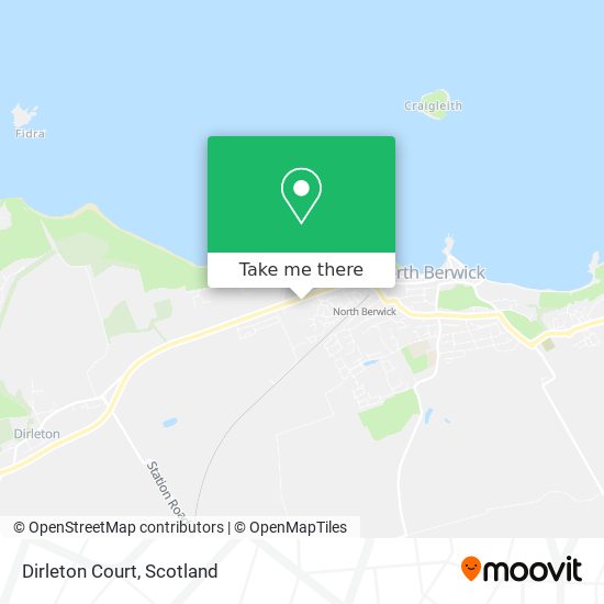 Dirleton Court map