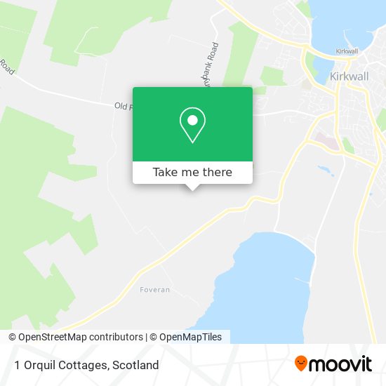 1 Orquil Cottages map