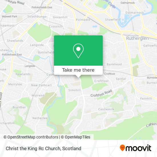 Christ the King Rc Church map