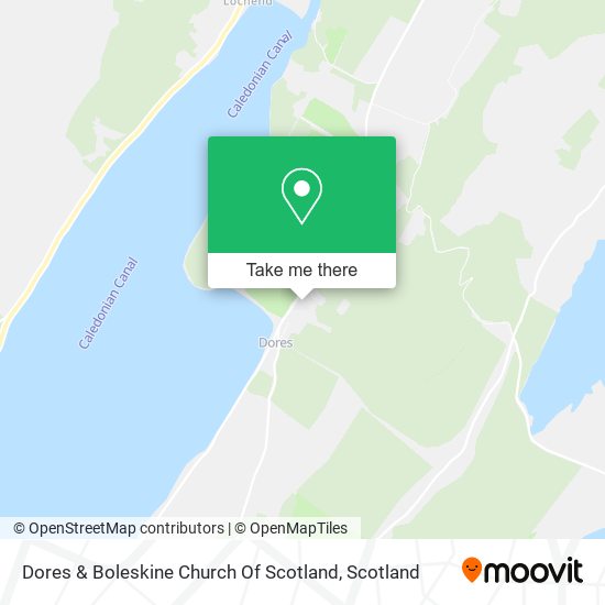 Dores & Boleskine Church Of Scotland map