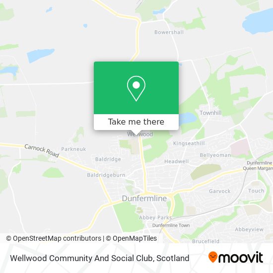 Wellwood Community And Social Club map