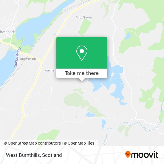 West Burnthills map