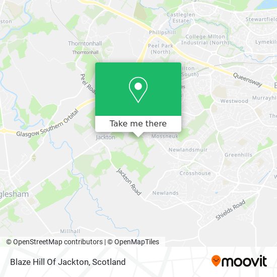 Blaze Hill Of Jackton map