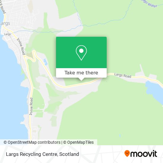 Largs Recycling Centre map