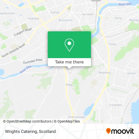 Wrights Catering map
