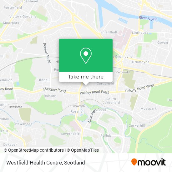 Westfield Health Centre map
