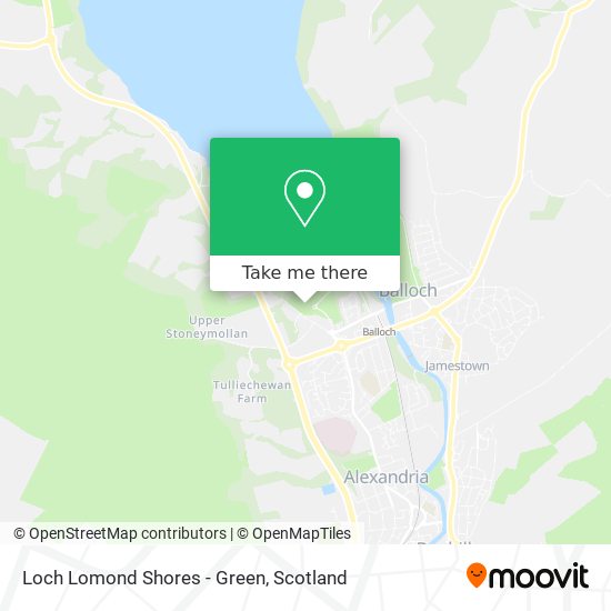 Loch Lomond Shores - Green map