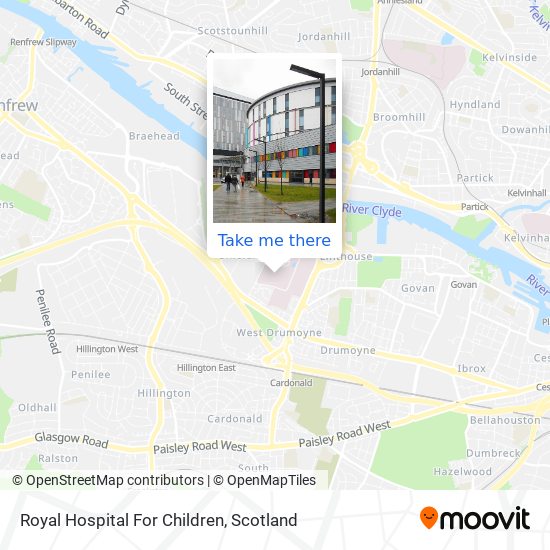 Royal Hospital For Children map