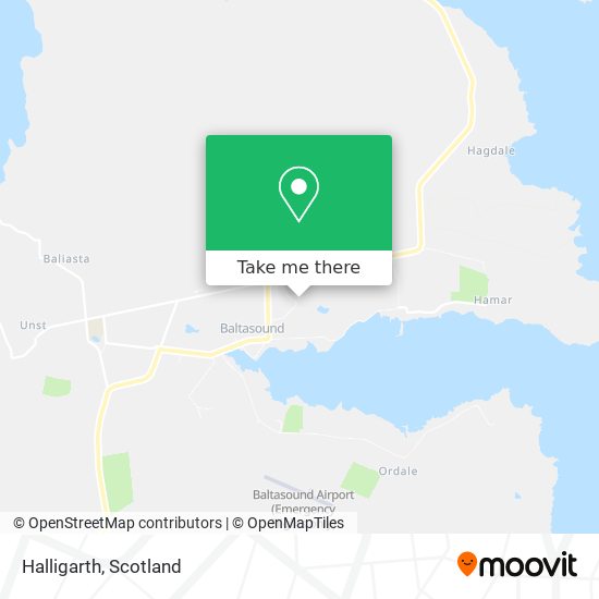 Halligarth map