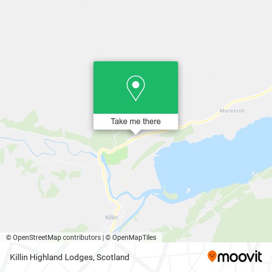 Killin Highland Lodges map