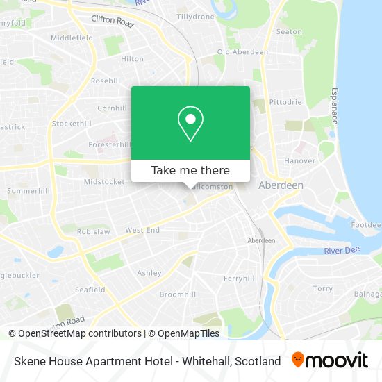 Skene House Apartment Hotel - Whitehall map