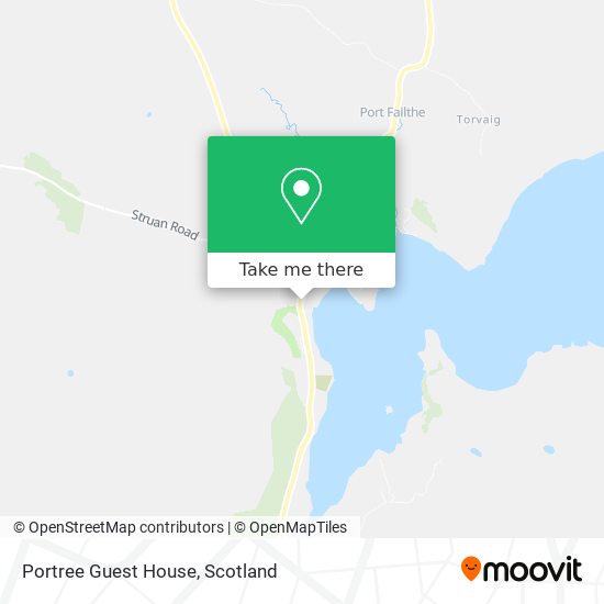 Portree Guest House map