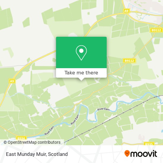 East Munday Muir map