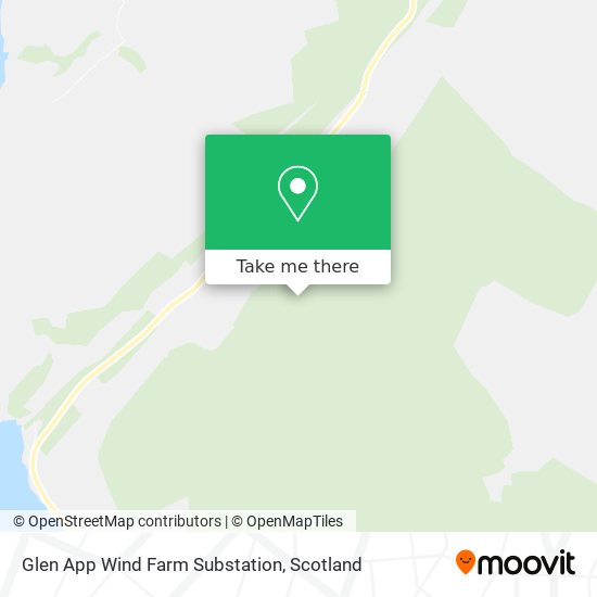 Glen App Wind Farm Substation map