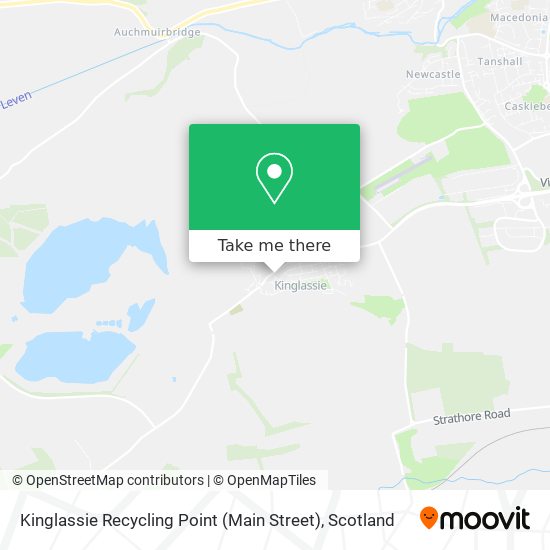 Kinglassie Recycling Point (Main Street) map