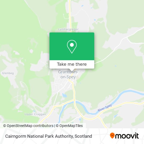 Cairngorm National Park Authority map