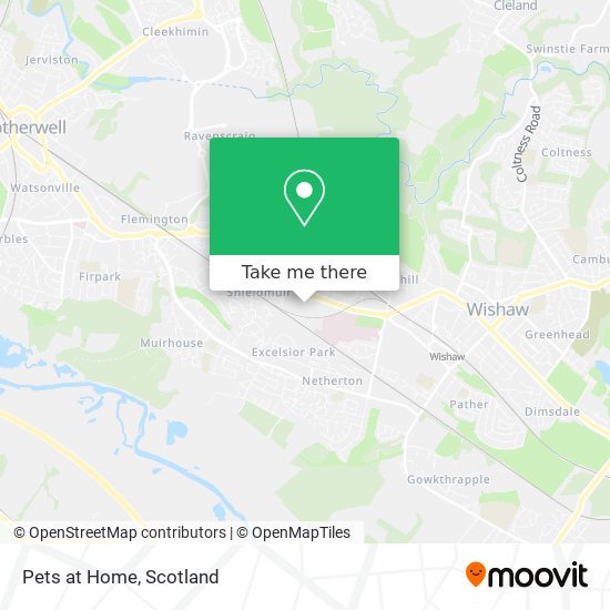 Pets at Home map