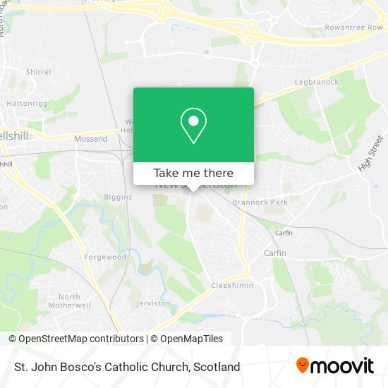 St. John Bosco's Catholic Church map