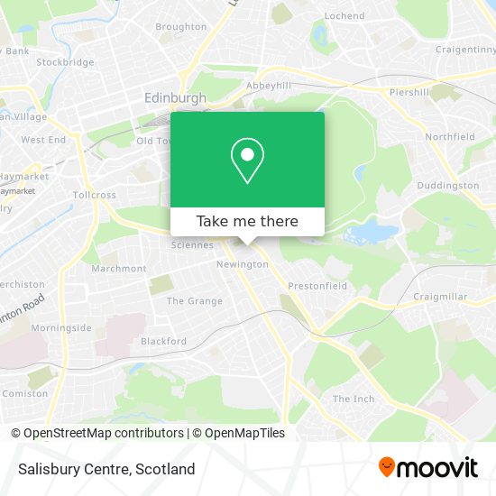 Salisbury Centre map