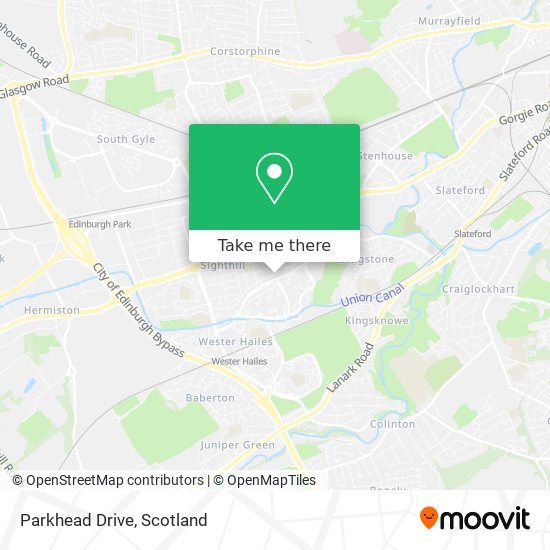 Parkhead Drive map