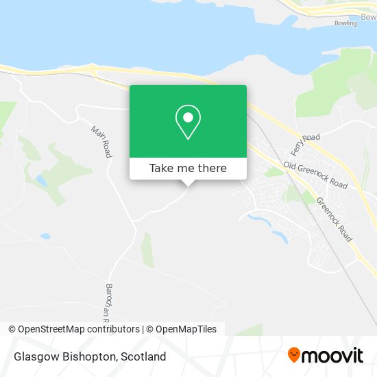 Glasgow Bishopton map