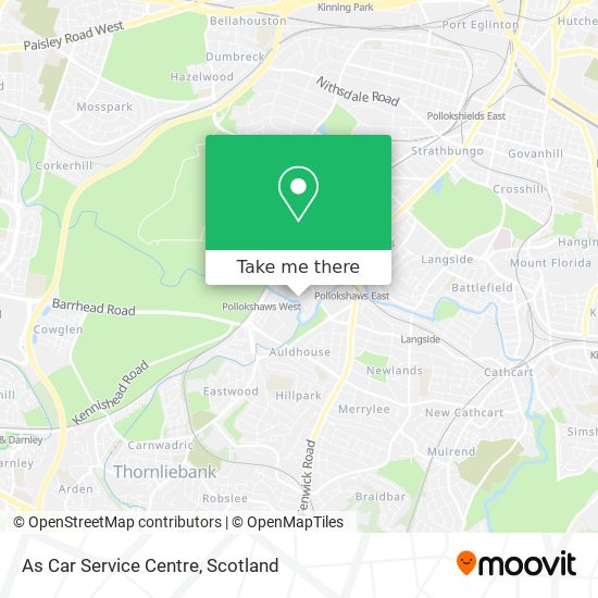 As Car Service Centre map