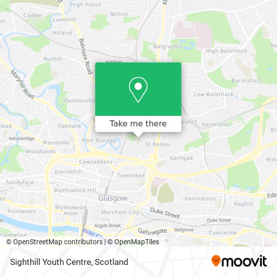 Sighthill Youth Centre map