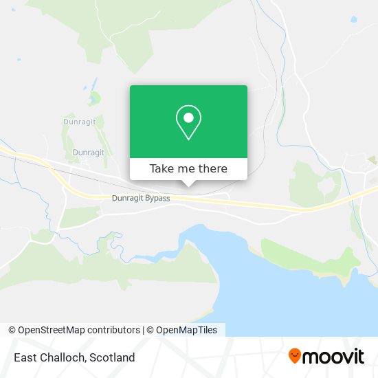 East Challoch map