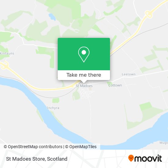 St Madoes Store map