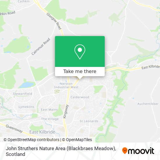 John Struthers Nature Area (Blackbraes Meadow) map