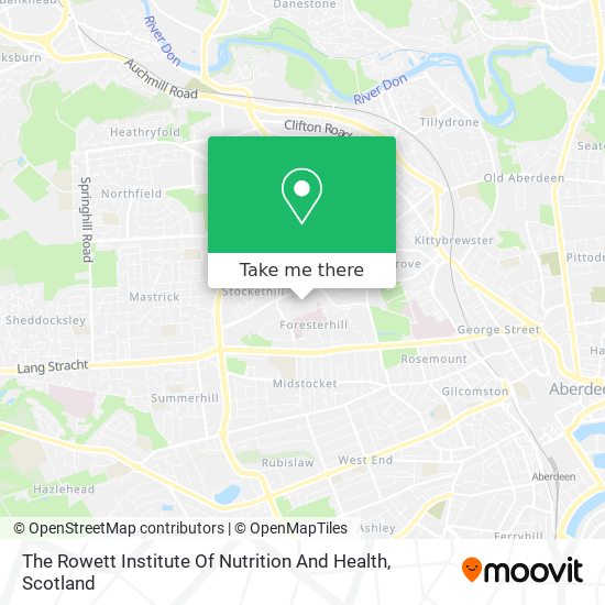 The Rowett Institute Of Nutrition And Health map