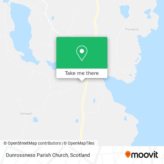 Dunrossness Parish Church map