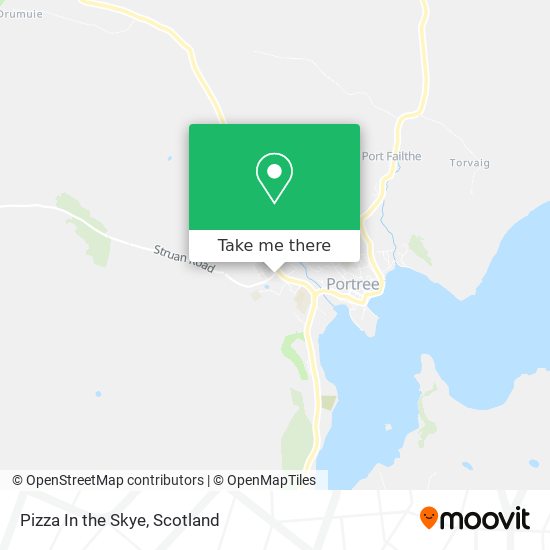 Pizza In the Skye map