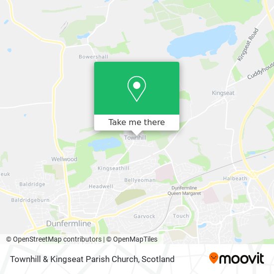 Townhill & Kingseat Parish Church map