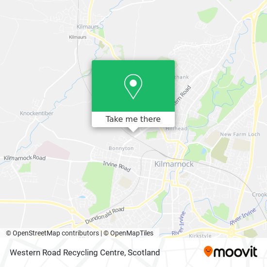 Western Road Recycling Centre map
