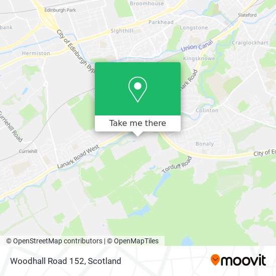 Woodhall Road 152 map