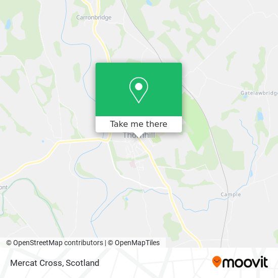 Mercat Cross map