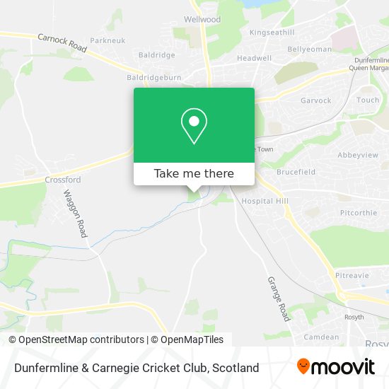 Dunfermline & Carnegie Cricket Club map