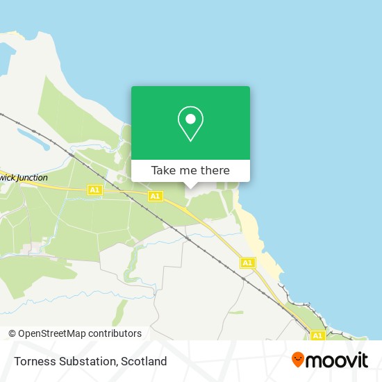 Torness Substation map