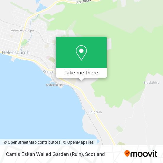 Camis Eskan Walled Garden (Ruin) map