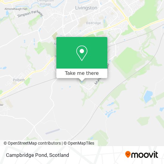 Campbridge Pond map