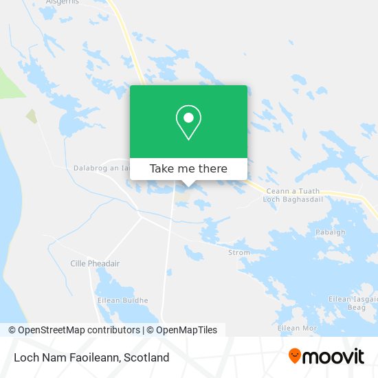 Loch Nam Faoileann map