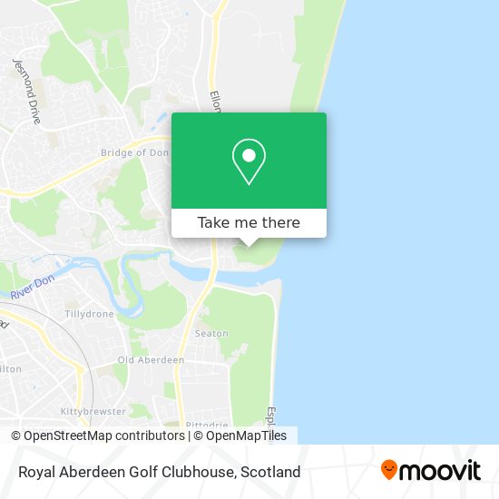 Royal Aberdeen Golf Clubhouse map