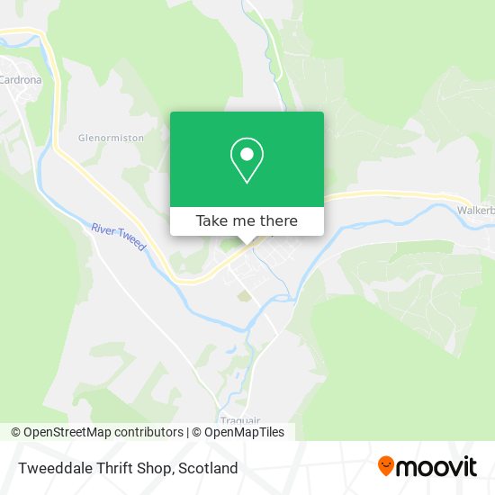 Tweeddale Thrift Shop map