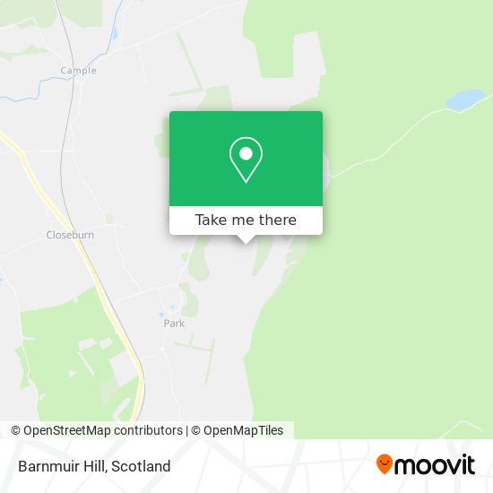 Barnmuir Hill map